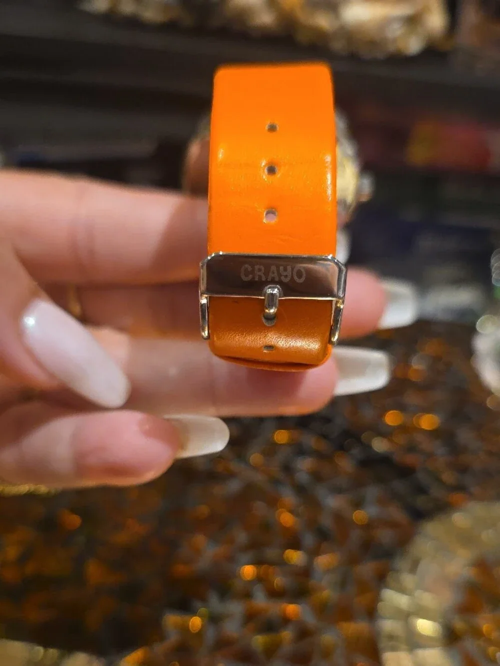 Orange Crayo Watch New Battery